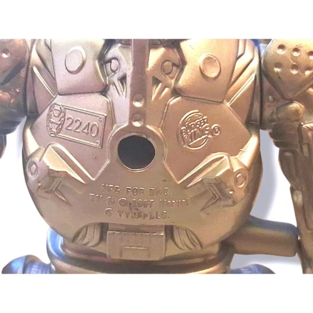 Burger King Iron Man Mark III Armor Toy 2007‎ Marvel Kids Meal Action Figure